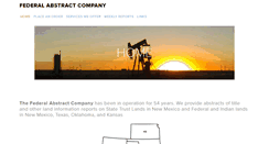 Desktop Screenshot of federalabstractco.com